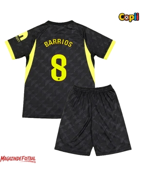 Atletico Madrid Pablo Barrios #8 Echipament de Fotbal Replică 2026-27 Copii Deplasare (+ Șorturi)